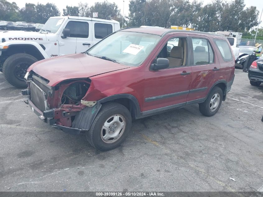 2003 Honda Cr-V Lx VIN: JHLRD68473C002064 Lot: 39399126