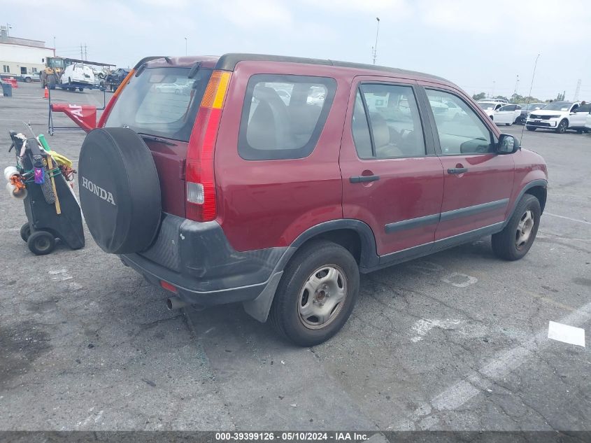 2003 Honda Cr-V Lx VIN: JHLRD68473C002064 Lot: 39399126