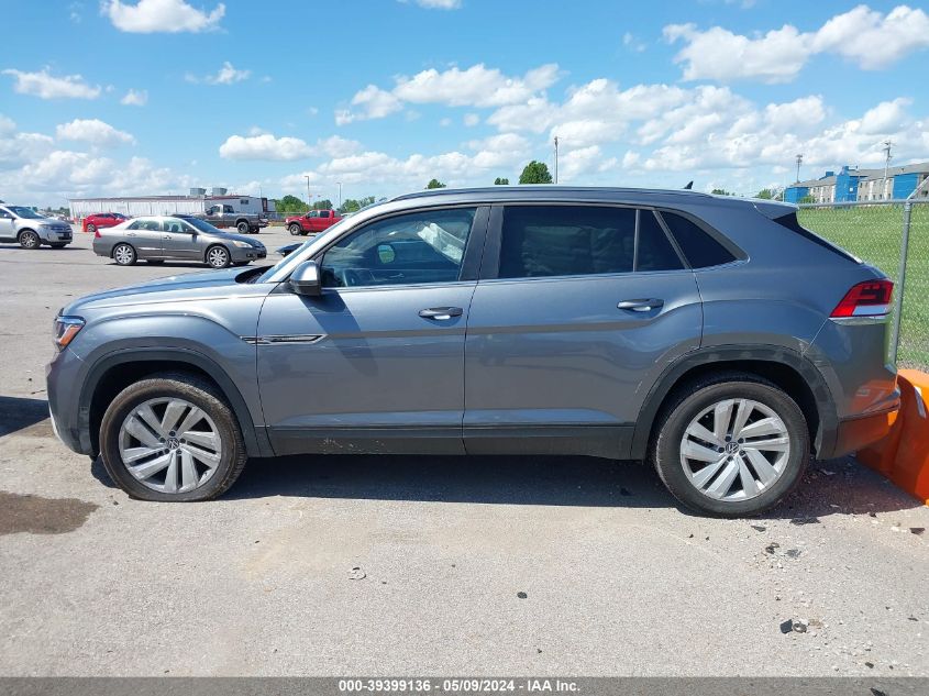 2022 Volkswagen Atlas Cross Sport 3.6L V6 Se W/Technology VIN: 1V2HE2CA5NC222817 Lot: 39399136