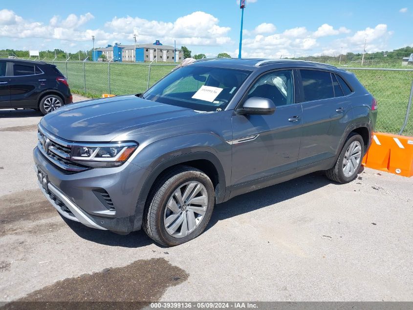 2022 Volkswagen Atlas Cross Sport 3.6L V6 Se W/Technology VIN: 1V2HE2CA5NC222817 Lot: 39399136