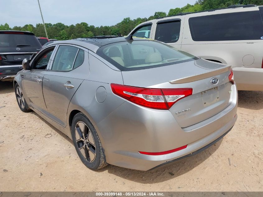 2012 Kia Optima Hybrid Ex VIN: KNAGM4AD3C5013986 Lot: 39399148