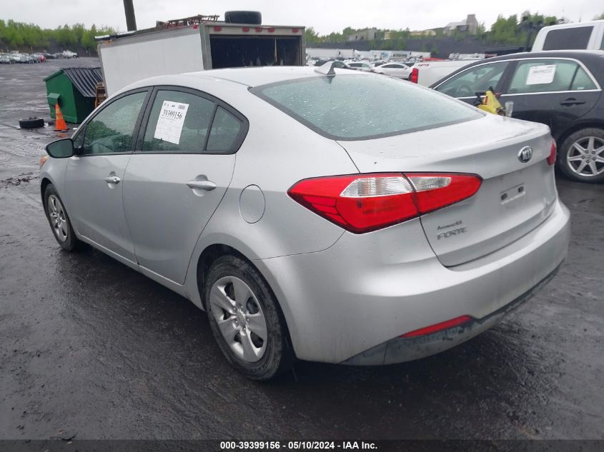 2015 Kia Forte Lx VIN: KNAFX4A64F5427528 Lot: 39399156