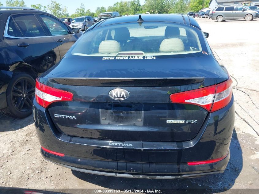 2013 Kia Optima Hybrid Ex VIN: KNAGM4AD9D5041728 Lot: 39399163