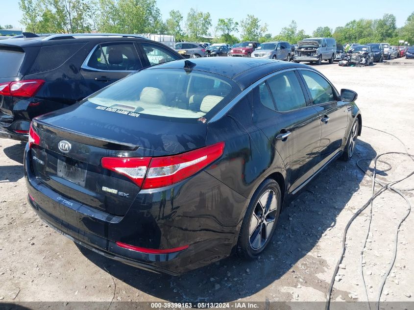 2013 Kia Optima Hybrid Ex VIN: KNAGM4AD9D5041728 Lot: 39399163