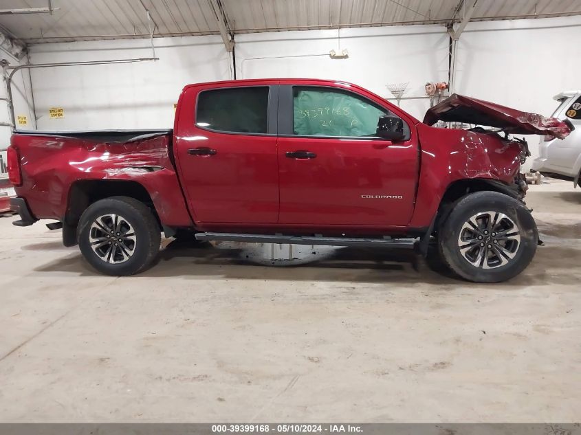 2021 Chevrolet Colorado 4Wd Short Box Z71 VIN: 1GCGTDEN9M1112278 Lot: 39399168