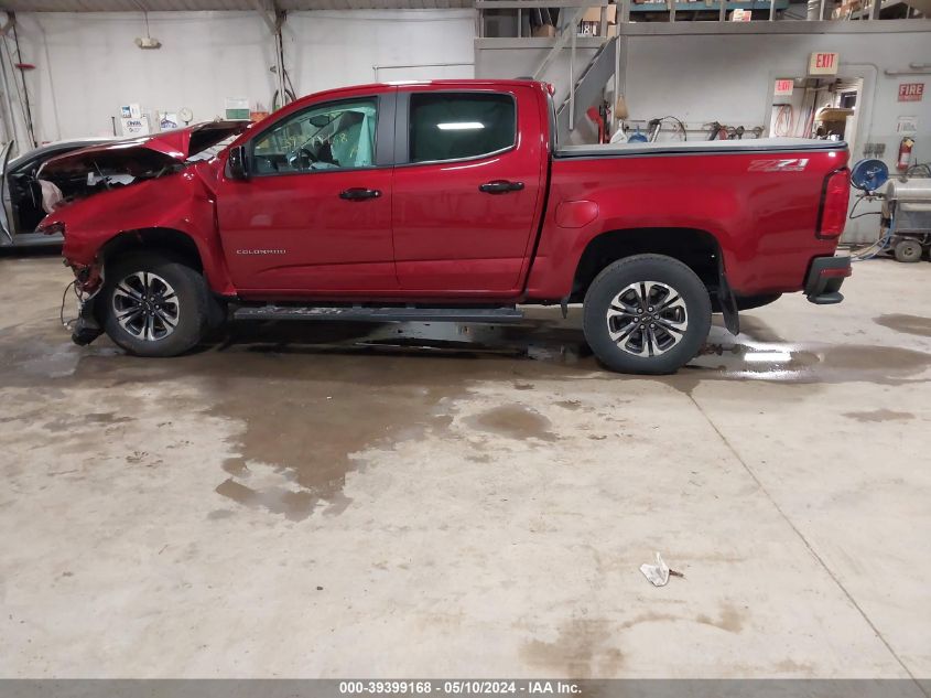 2021 Chevrolet Colorado 4Wd Short Box Z71 VIN: 1GCGTDEN9M1112278 Lot: 39399168