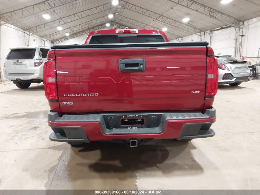 2021 Chevrolet Colorado 4Wd Short Box Z71 VIN: 1GCGTDEN9M1112278 Lot: 39399168