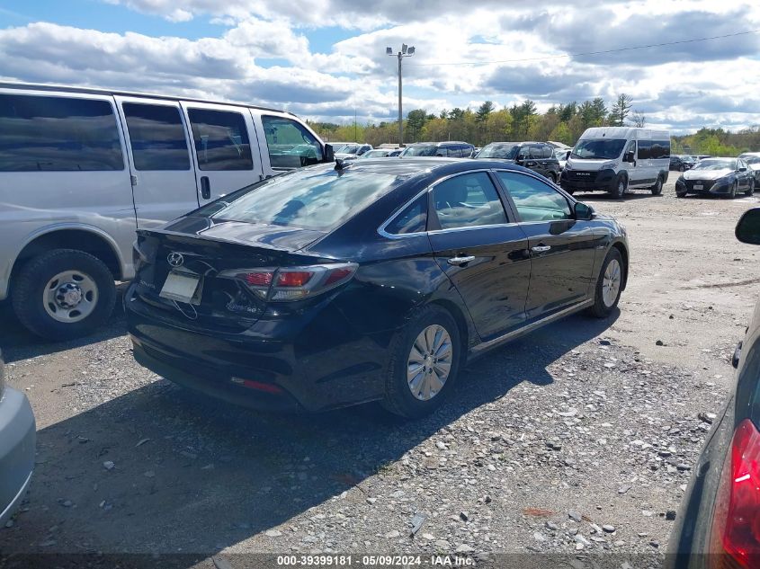 2016 Hyundai Sonata Hybrid Se VIN: KMHE24L19GA036071 Lot: 39399181