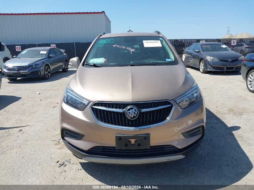 2019 Buick Encore Fwd Preferred VIN: KL4CJASB9KB809643 Lot: 39399194