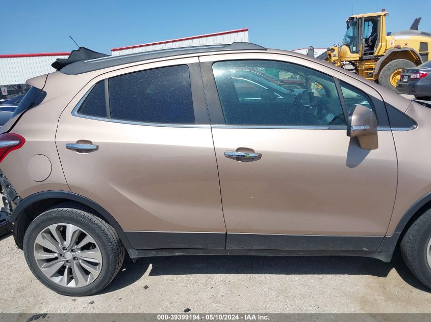 2019 Buick Encore Fwd Preferred VIN: KL4CJASB9KB809643 Lot: 39399194