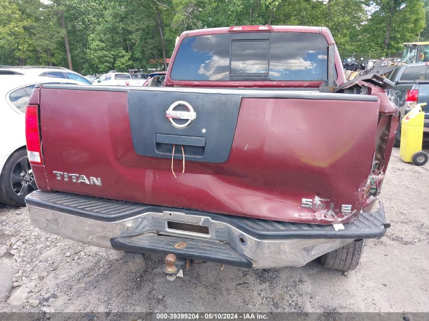 2004 Nissan Titan Le VIN: 1N6AA07A14N522612 Lot: 39399204