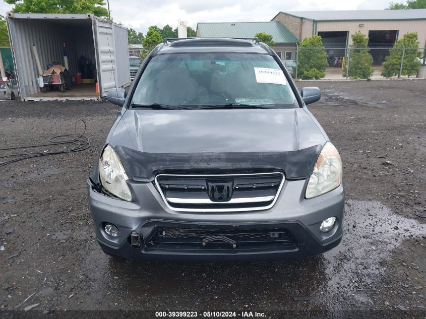 2006 Honda Cr-V Se VIN: SHSRD78956U429757 Lot: 39399223