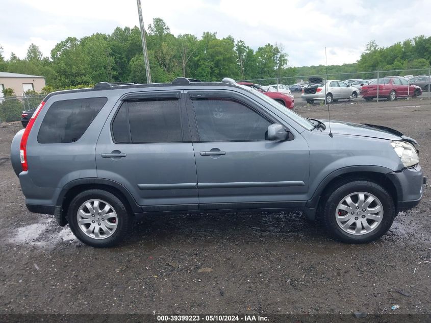 2006 Honda Cr-V Se VIN: SHSRD78956U429757 Lot: 39399223