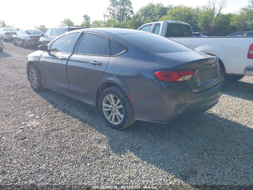 2016 Chrysler 200 Limited VIN: 1C3CCCAB4GN101100 Lot: 39399238