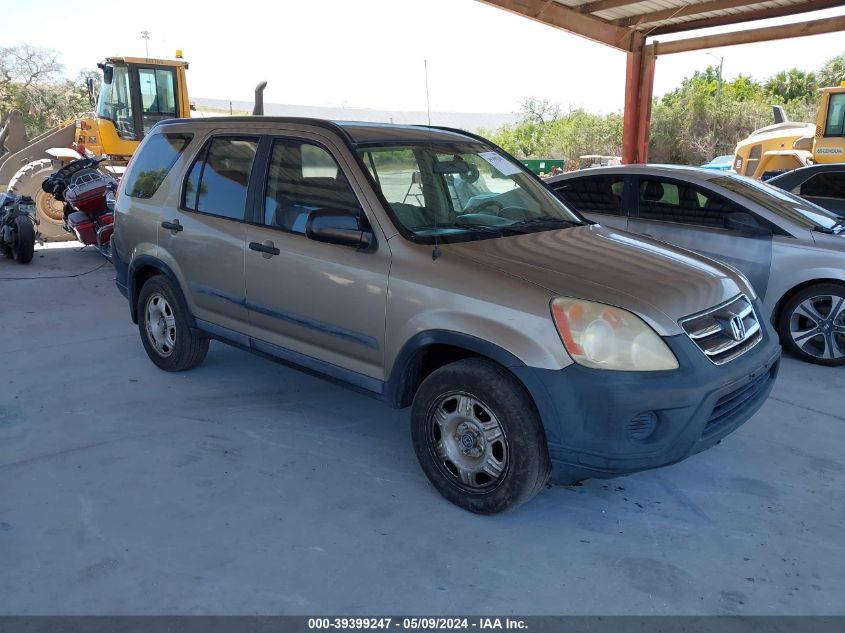 2005 Honda Cr-V Lx VIN: SHSRD68535U303970 Lot: 39399247