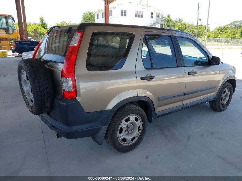 2005 Honda Cr-V Lx VIN: SHSRD68535U303970 Lot: 39399247