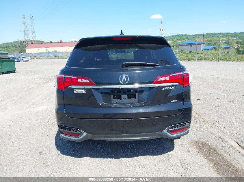 2017 Acura Rdx Technology Acurawatch Plus Packages/W/Technology Package VIN: 5J8TB4H55HL000019 Lot: 39399258