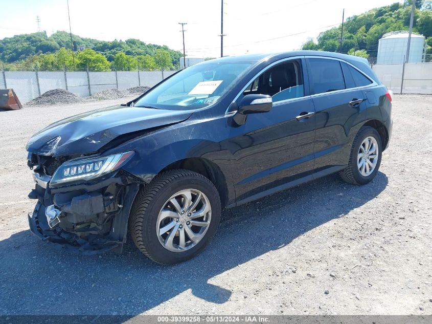 2017 Acura Rdx Technology Acurawatch Plus Packages/W/Technology Package VIN: 5J8TB4H55HL000019 Lot: 39399258