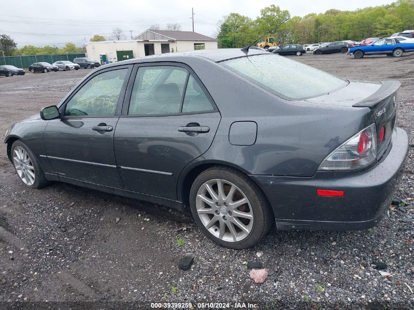 2004 Lexus Is 300 VIN: JTHBD192940087621 Lot: 39399259