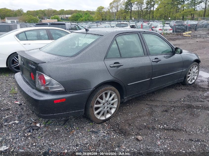 2004 Lexus Is 300 VIN: JTHBD192940087621 Lot: 39399259