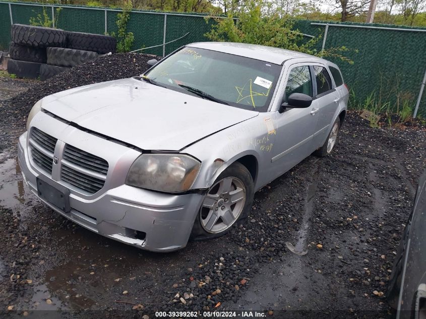 2005 Dodge Magnum Se VIN: 2D4FV48V45H692580 Lot: 39399262