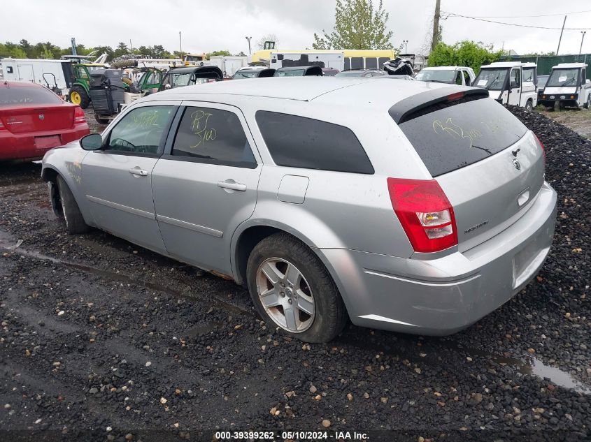 2005 Dodge Magnum Se VIN: 2D4FV48V45H692580 Lot: 39399262