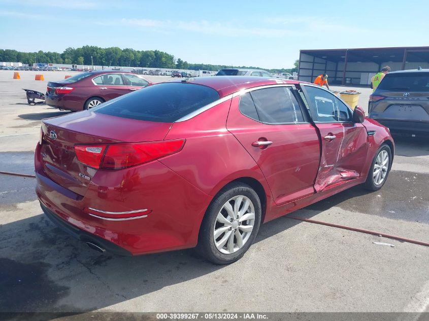 2014 Kia Optima Ex VIN: 5XXGN4A7XEG274282 Lot: 39399267