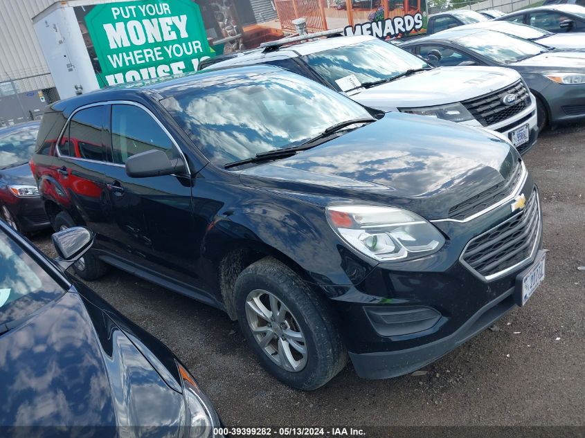 2017 Chevrolet Equinox Ls VIN: 2GNFLEEK9H6336703 Lot: 39399282