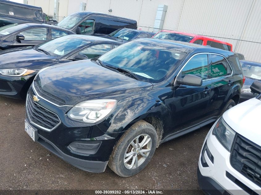 2017 Chevrolet Equinox Ls VIN: 2GNFLEEK9H6336703 Lot: 39399282