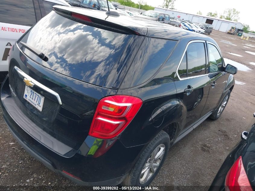 2017 Chevrolet Equinox Ls VIN: 2GNFLEEK9H6336703 Lot: 39399282