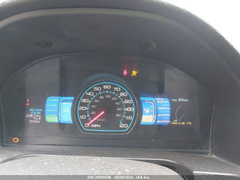 2012 Ford Fusion Hybrid VIN: 3FADP0L39CR351499 Lot: 39399296