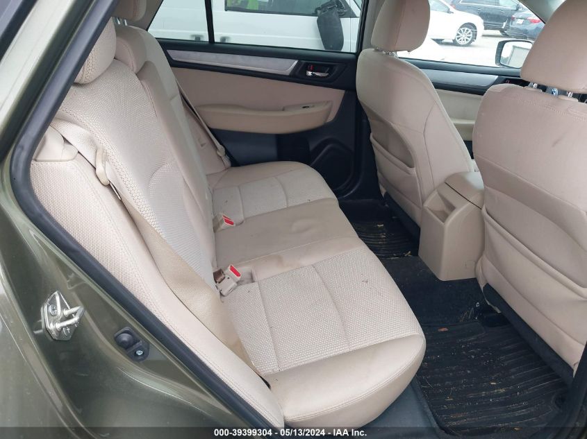 2015 Subaru Outback 2.5I Premium VIN: 4S4BSBCCXF3239630 Lot: 39399304