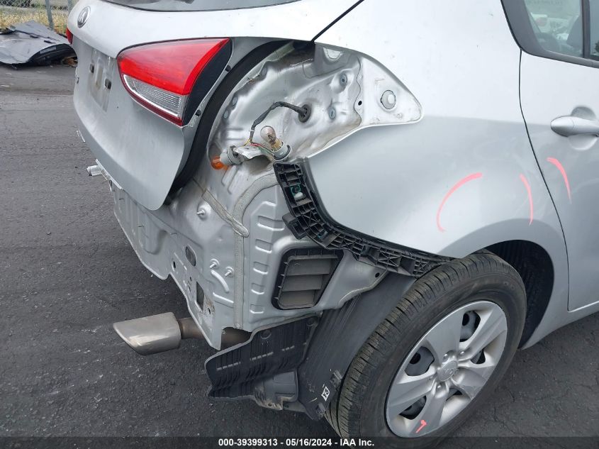 2018 Kia Forte Lx VIN: KNAFK5A8XJ5773386 Lot: 39399313