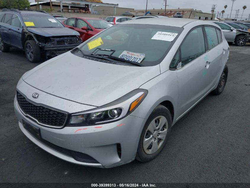 2018 Kia Forte Lx VIN: KNAFK5A8XJ5773386 Lot: 39399313