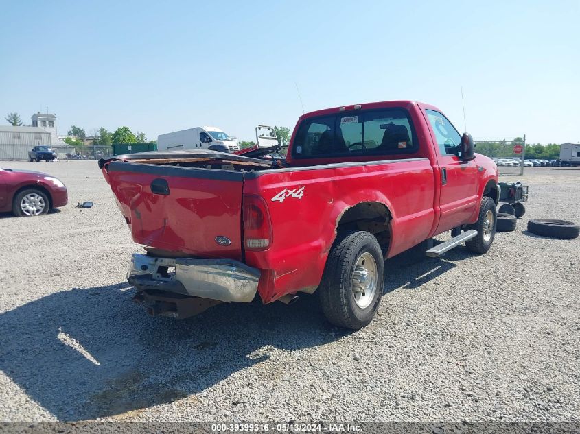 2004 Ford F-250 Xl/Xlt VIN: 1FTNF21L14EC96485 Lot: 39399316