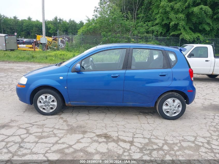 2007 Chevrolet Aveo 5 Ls VIN: KL1TD66627B765197 Lot: 39399319