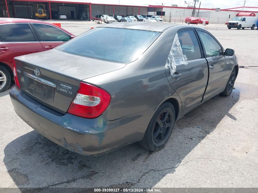 2004 Toyota Camry Le VIN: 4T1BE32K84U939529 Lot: 39399327