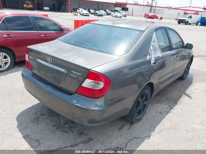 2004 Toyota Camry Le VIN: 4T1BE32K84U939529 Lot: 39399327