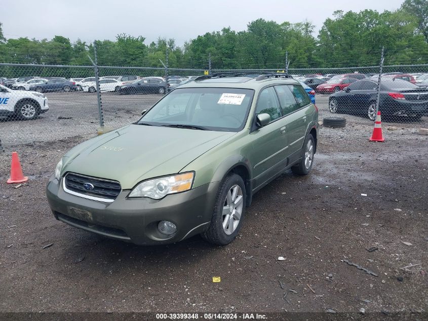 2006 Subaru Outback 2.5I Limited VIN: 4S4BP62C267313402 Lot: 39399348