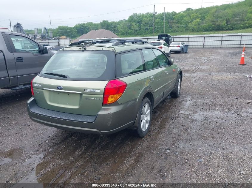 2006 Subaru Outback 2.5I Limited VIN: 4S4BP62C267313402 Lot: 39399348