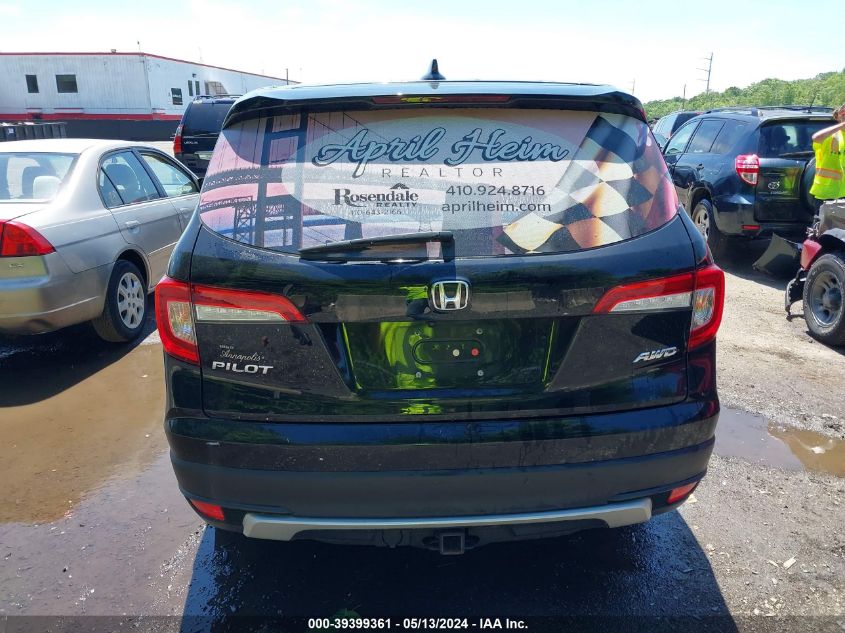 2021 Honda Pilot Awd Ex-L VIN: 5FNYF6H58MB064539 Lot: 39399361