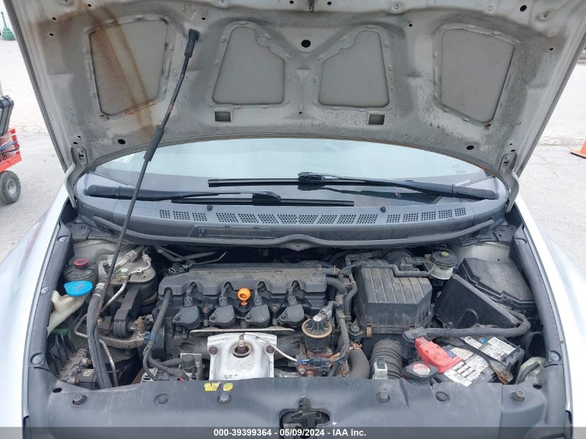 2008 Honda Civic Lx VIN: 2HGFA16508H317575 Lot: 39399364