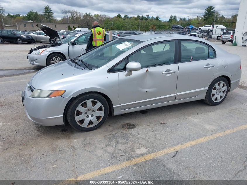 2008 Honda Civic Lx VIN: 2HGFA16508H317575 Lot: 39399364