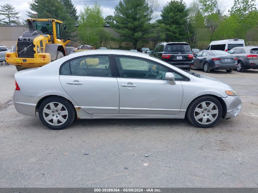 2008 Honda Civic Lx VIN: 2HGFA16508H317575 Lot: 39399364