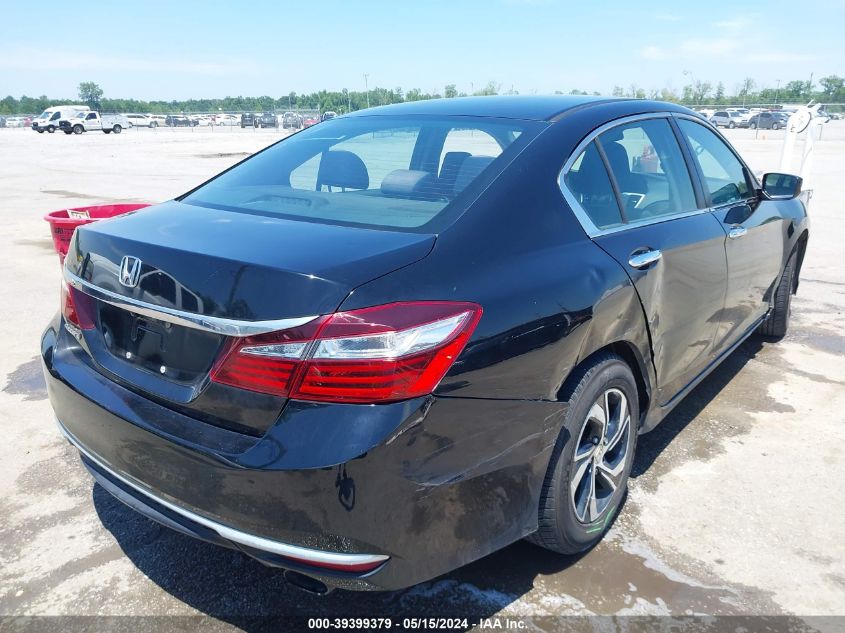 2016 Honda Accord Lx VIN: 1HGCR2F31GA006587 Lot: 39399379