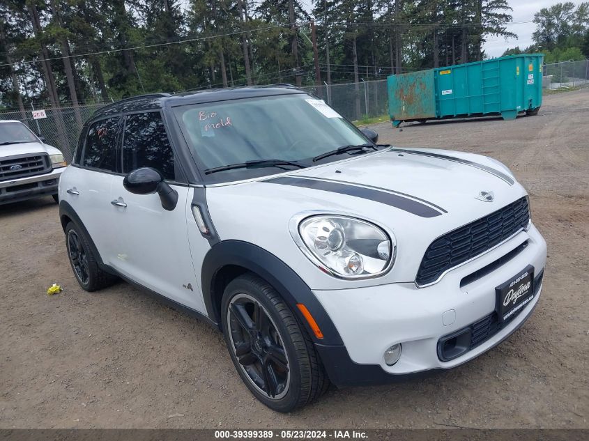 2012 Mini Cooper S Countryman VIN: WMWZC5C52CWL60954 Lot: 39399389