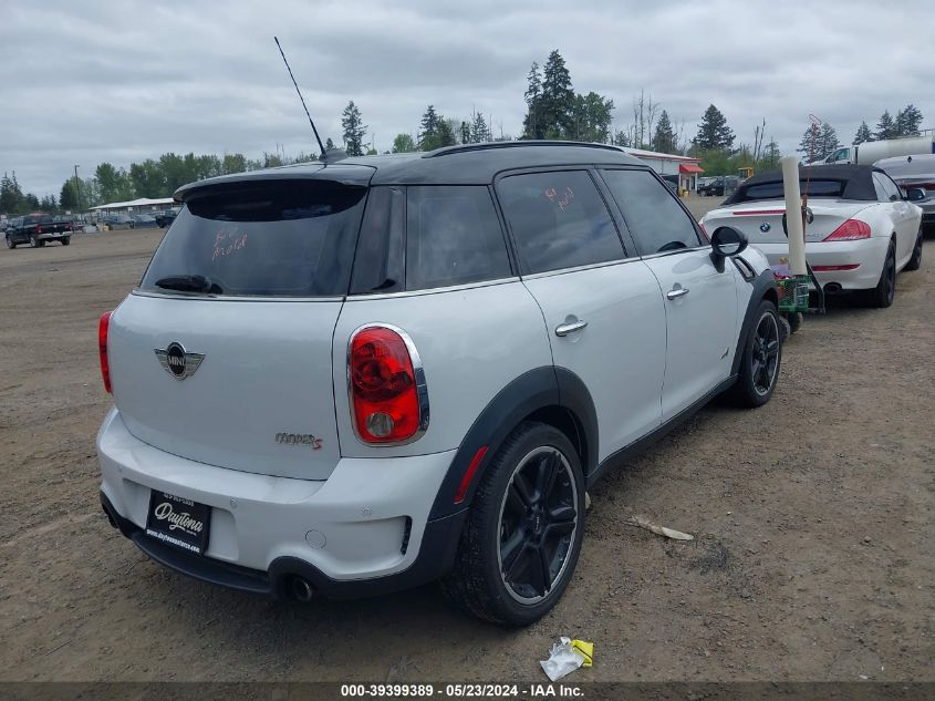 2012 Mini Cooper S Countryman VIN: WMWZC5C52CWL60954 Lot: 39399389