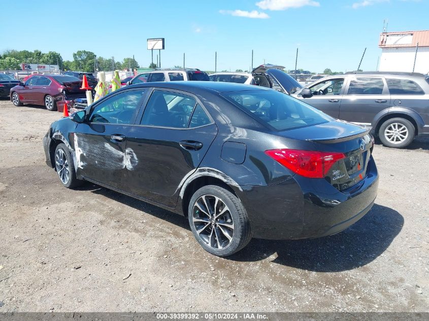 VIN 5YFBURHE4KP922670 2019 TOYOTA COROLLA SE