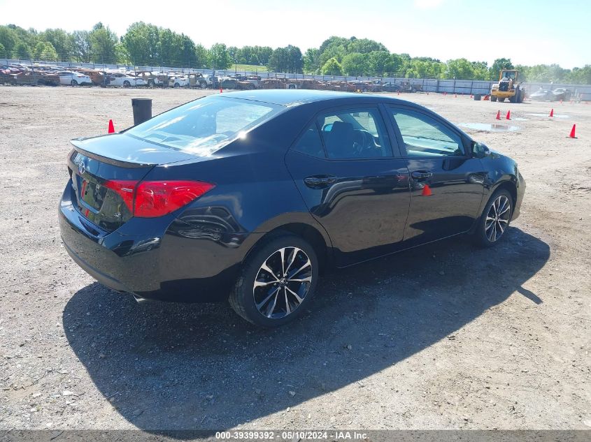 VIN 5YFBURHE4KP922670 2019 TOYOTA COROLLA SE