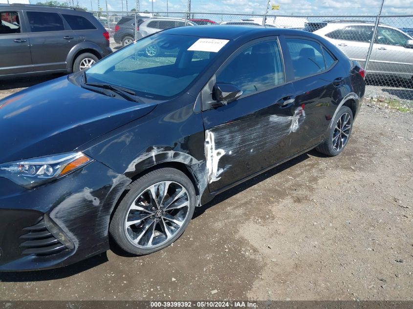 VIN 5YFBURHE4KP922670 2019 TOYOTA COROLLA SE